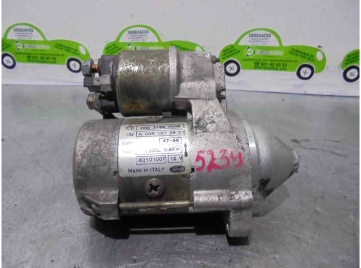 Recambio de motor arranque para renault laguna (b56) 2.0 cat referencia OEM IAM 0003188V006 63101007 MAGNETI MARELLI