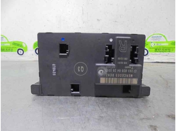 Recambio de centralita cierre para mercedes-benz clase c (w203) sportcoupe 2.2 cdi cat referencia OEM IAM 2038206426 351320 TEMI