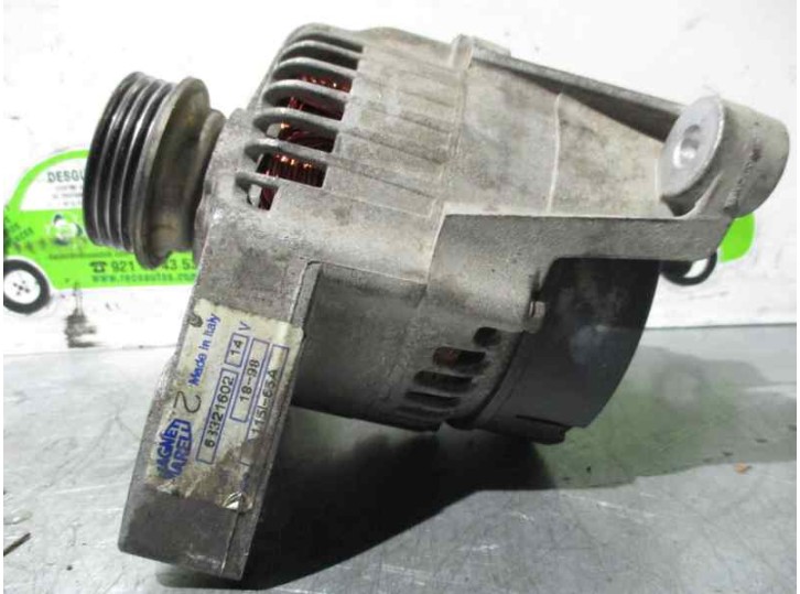 Recambio de alternador para fiat punto berlina (176) 1.2 cat referencia OEM IAM 63321602 A115I MAGNETI MARELLI