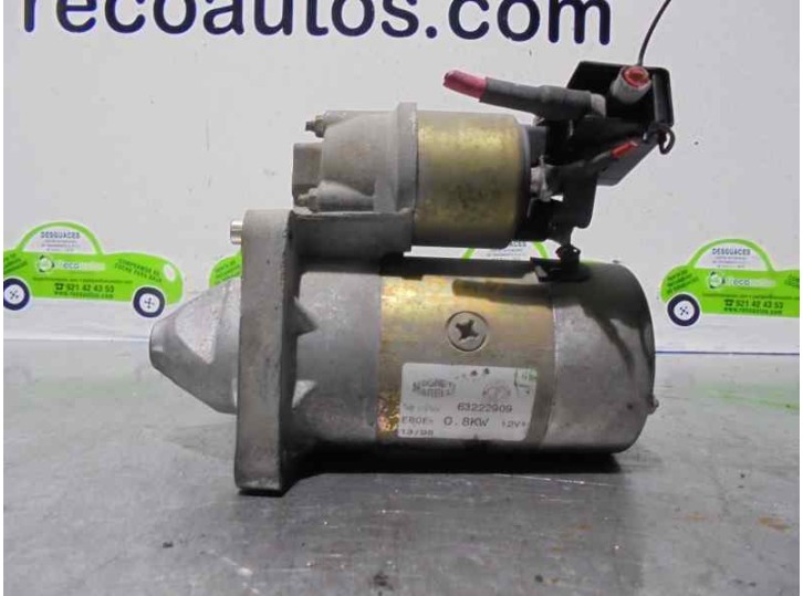 Recambio de motor arranque para fiat punto berlina (176) 1.2 cat referencia OEM IAM 63222909 MAGNETI MARELLI