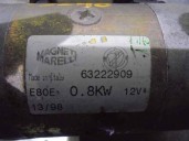 Recambio de motor arranque para fiat punto berlina (176) 1.2 cat referencia OEM IAM  63222909 MAGNETI MARELLI