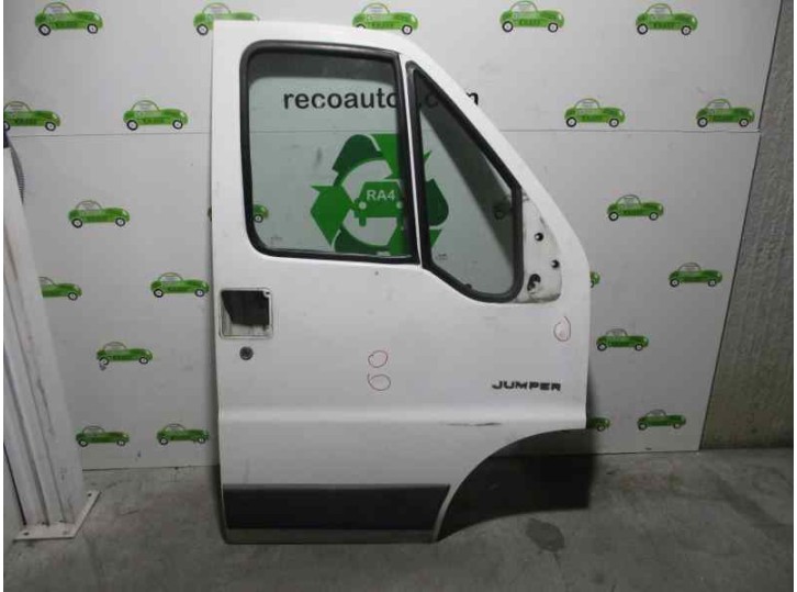 Replacement front right door for Citroën Jumper closed box (2) 2.0 HDi CAT OEM IAM reference 1610976080 WHITE 5 DOOR