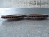 Recambio de disco freno delantero para ford mondeo berlina/familiar (fd) 2.0 16v cat referencia OEM IAM 