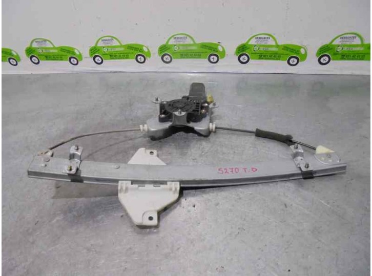 Replacement right rear window regulator for Hyundai Sonata (Y4) 2.0i 16V GLS (2002) OEM IAM reference 2 PINS 5 DOORS.