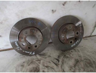 Recambio de disco freno delantero para opel corsa c 1.2 16v cat (z 12 xe / lw4) referencia OEM IAM 