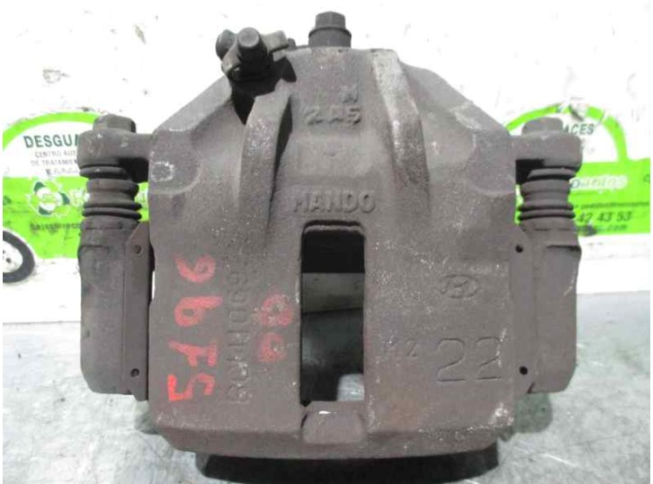 Replacement front right brake caliper for Hyundai Elantra (XD) 1.6 16V CAT OEM IAM reference BC141069 MANDO