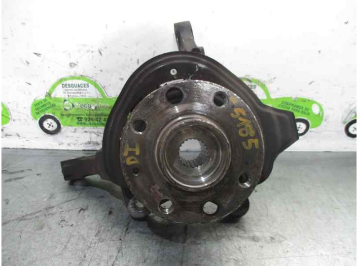 Replacement front left steering knuckle for Opel Corsa C 1.2 16V CAT (Z 12 XE / LW4) OEM IAM reference 