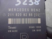 Recambio de centralita cierre para mercedes-benz clase e (w211) berlina 2.6 cat referencia OEM IAM 2118208285 00401304 TEMIC