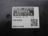 Recambio de centralita motor uce para toyota prius (nhw30) 1.8 16v cat (híbrido) referencia OEM IAM 8966147210 2754008771 DENSO