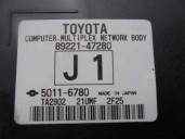 Recambio de centralita check control para toyota prius (nhw30) 1.8 16v cat (híbrido) referencia OEM IAM 8922147280 50116780 