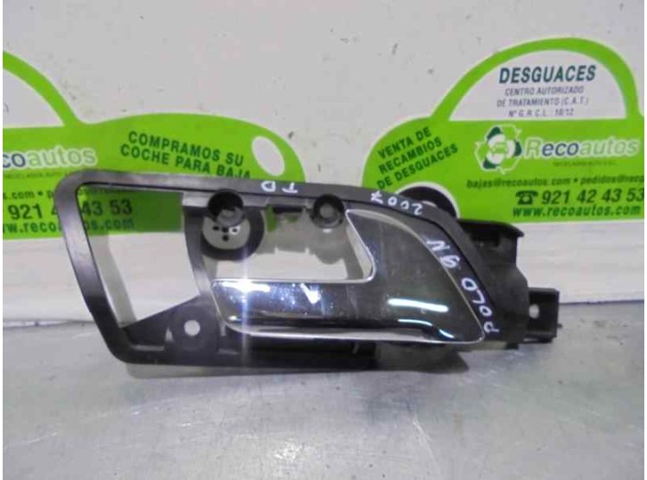 Recambio de maneta interior trasera derecha para volkswagen polo (9n3) referencia OEM IAM 6Q0839174 