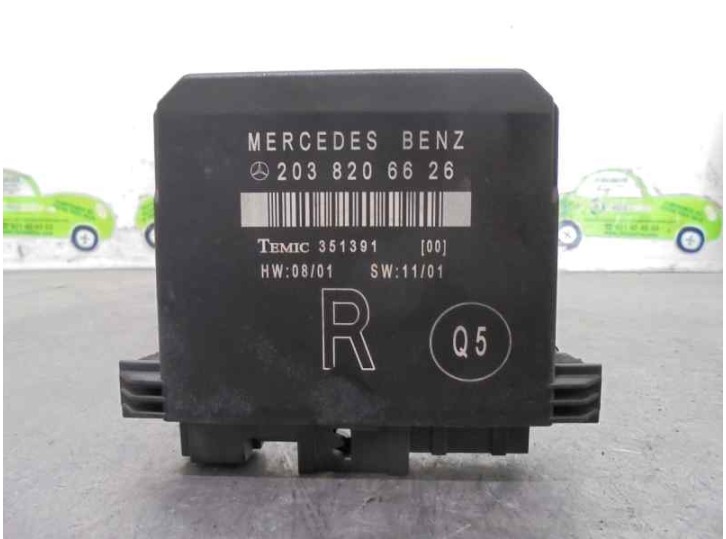 Recambio de centralita cierre para mercedes-benz clase c (w203) berlina 2.7 cdi 20v cat referencia OEM IAM 2038206626 351391 TEM