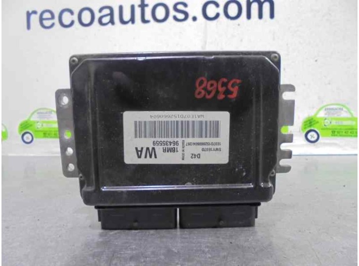 Recambio de centralita motor uce para chevrolet kalos 1.2 cat referencia OEM IAM 96435559 5WY1E07D 
