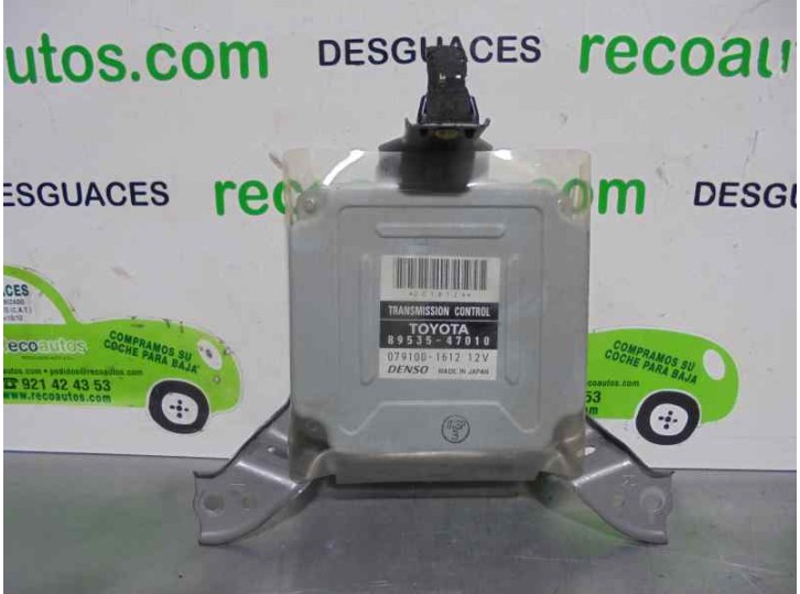 Recambio de centralita cambio automatico para toyota prius (nhw20) 1.5 cat referencia OEM IAM 8953547010 