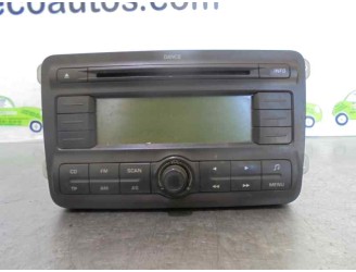 Recambio de sistema audio / radio cd para skoda fabia (5j2 ) 1.9 tdi referencia OEM IAM 5J0035161 VP6SBF18C815AE VISTEON