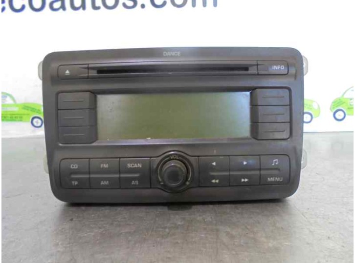 Recambio de sistema audio / radio cd para skoda fabia (5j2 ) 1.9 tdi referencia OEM IAM 5J0035161 VP6SBF18C815AE VISTEON
