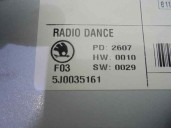 Recambio de sistema audio / radio cd para skoda fabia (5j2 ) 1.9 tdi referencia OEM IAM 5J0035161 VP6SBF18C815AE VISTEON