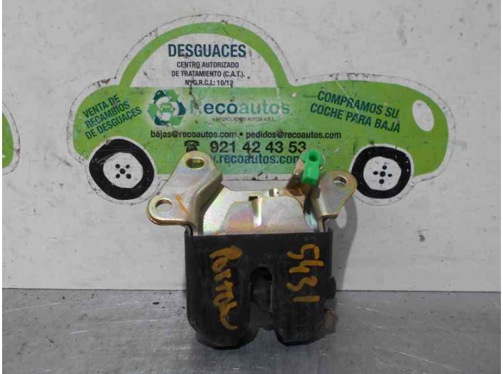 Recambio de cerradura maletero / porton para toyota corolla (e11) 1.6 16v referencia OEM IAM 6935012200 5 PUERTAS