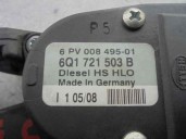 Recambio de potenciometro pedal para skoda octavia berlina (1u2) tour referencia OEM IAM 6Q1721503B 6PV00849501 HELLA