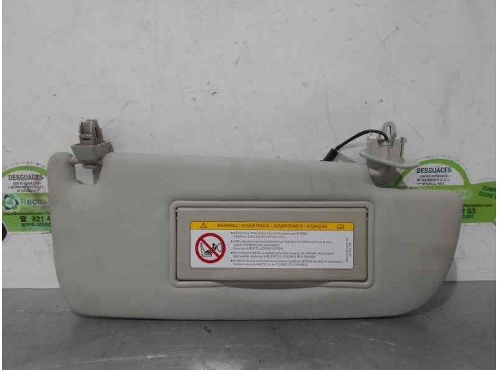 Recambio de parasol derecho para saab 9-3 berlina 1.9 tid cat referencia OEM IAM 127945738 127945738 