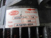 Recambio de alternador para fiat punto berl. (176) 1.6 cat referencia OEM IAM 63321340 A127IR MAGNETI MARELLI