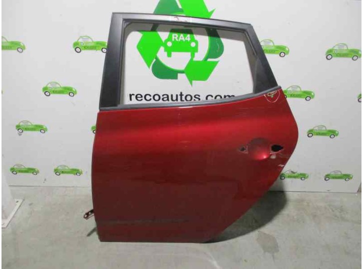 Replacement rear left door for Hyundai ix20 1.6 CRDi CAT OEM IAM reference 770031K000 GARNET 5 DOORS