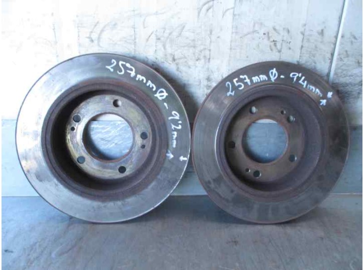 Recambio de disco freno trasero para hyundai ix20 1.6 crdi cat referencia OEM IAM 