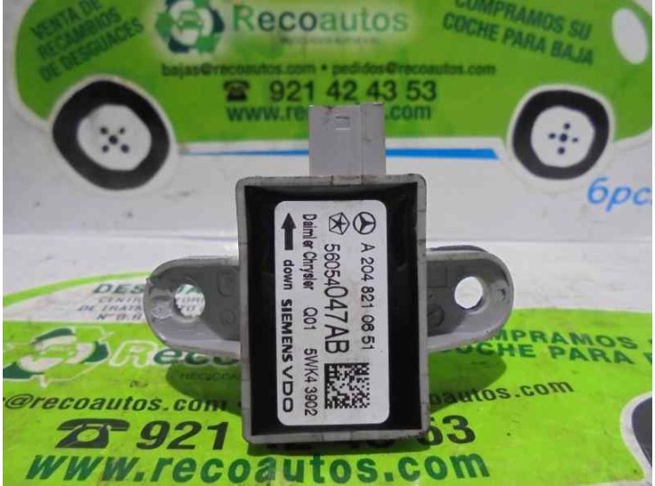 Recambio de sensor impacto para mercedes-benz clase c (w204) berlina 2.2 cdi cat referencia OEM IAM 5WK43902 SIEMENS