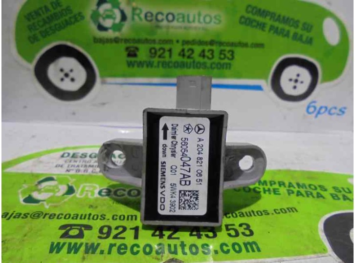 Replacement impact sensor for Mercedes-Benz C-Class (W204) Saloon 2.2 CDi CAT OEM IAM reference 5WK43902 SIEMENS