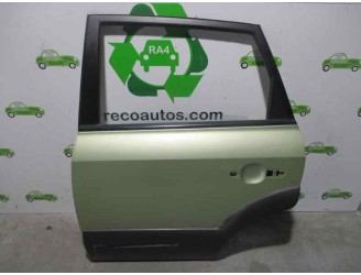Replacement rear left door for Hyundai Tucson (JM) 2.0 CRDi CAT OEM IAM reference 770032E050 LIGHT GREEN 5 DOORS