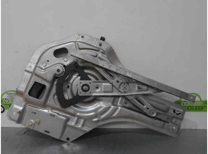 Replacement rear right window regulator for Hyundai Tucson (JM) 2.0 CRDi CAT OEM IAM reference 834802E010 2 PINS 5 DOORS.