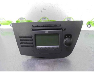 Recambio de sistema audio / radio cd para seat leon (1p1) 1.9 tdi referencia OEM IAM 1P1035186 7645676366 BLAUPUNKT
