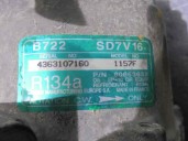 Replacement air conditioning compressor for Fiat Stilo (192) 1.8 16V CAT OEM IAM reference 60653652 1157F SANDEN