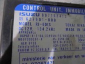 Recambio de centralita inmovilizador para opel monterey 3.0 dti cat referencia OEM IAM 897168413 627601000 TOKAI