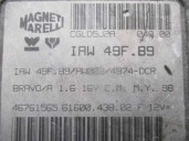 Replacement engine control unit (ECU) for Fiat Brava (182) 1.6 16V CAT OEM IAM reference 46761565 6160043802F MAGNETI MARELLI