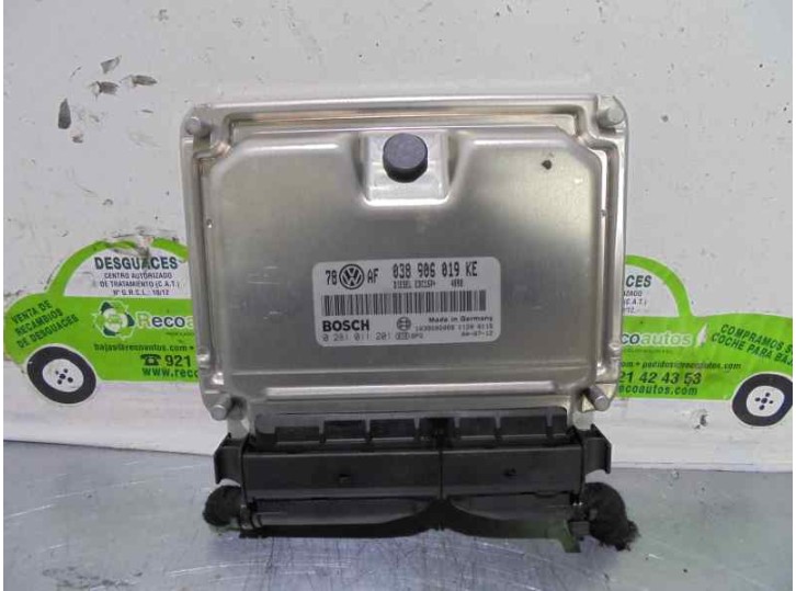 Replacement engine ECU for Volkswagen Passat sedan (3b3) 1.9 tdi OEM IAM reference 038906019KE 0281011201 BOSCH