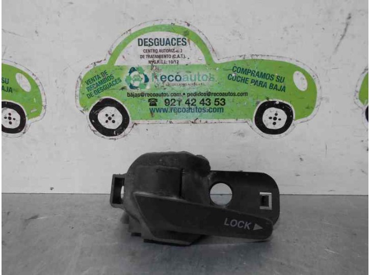 Recambio de maneta interior delantera izquierda para fiat doblo (119) 1.9 8v dynamic / multijet dynamic plus (77kw) referencia O