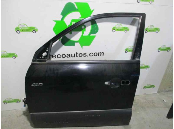 Replacement front left door for Hyundai Tucson (JM) 2.0 CRDi CAT OEM IAM reference 760032E050 BLACK 5D
