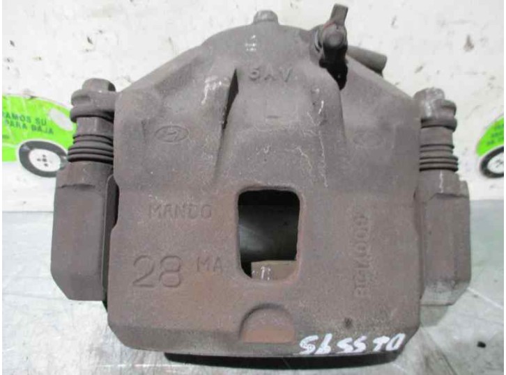 Replacement front left brake caliper for Hyundai Tucson (JM) 2.0 CRDi CAT OEM IAM reference 581802EA00 MC28 MANDO