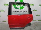 Recambio de puerta trasera izquierda para volkswagen polo (9n1) 1.9 tdi referencia OEM IAM 6Q6833055H ROJA 5 PUERTAS