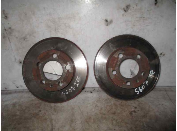 Recambio de disco freno trasero para volkswagen polo (9n1) 1.9 tdi referencia OEM IAM 