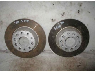 Recambio de disco freno trasero para volkswagen tiguan (5n2) 2.0 tdi referencia OEM IAM 5Q0615601G 