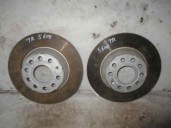 Recambio de disco freno trasero para volkswagen tiguan (5n2) 2.0 tdi referencia OEM IAM 5Q0615601G 