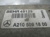 Recambio de intercooler para mercedes-benz clase e (w210) berlina diesel 3.0 turbodiesel cat referencia OEM IAM A2105001800 4912