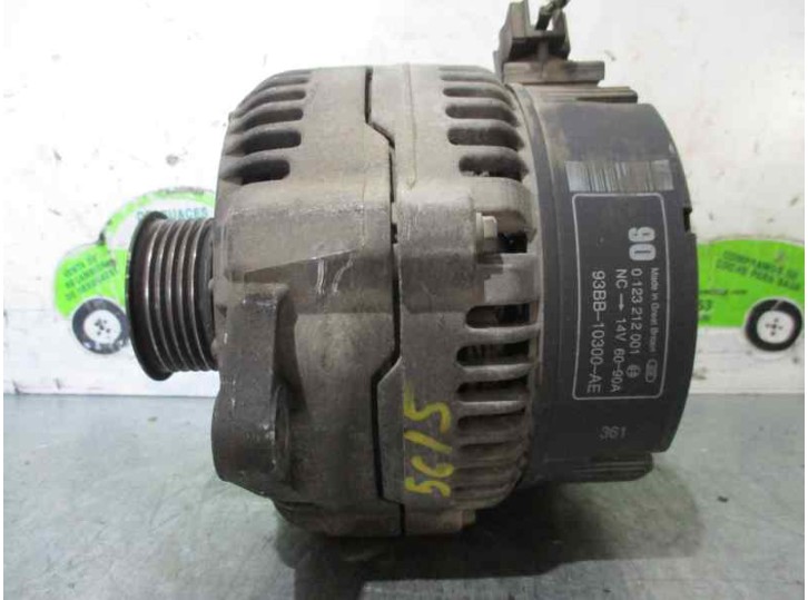 Recambio de alternador para ford mondeo berlina/familiar (fd) 2.0 16v cat referencia OEM IAM 93BB10300AE 0123212001 BOSCH