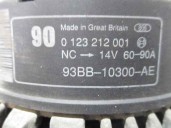 Recambio de alternador para ford mondeo berlina/familiar (fd) 2.0 16v cat referencia OEM IAM 93BB10300AE 0123212001 BOSCH