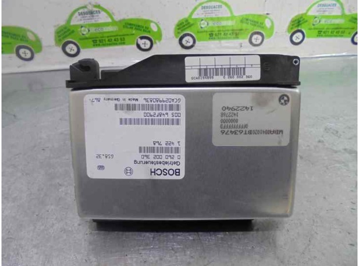 Recambio de centralita cambio automatico para bmw serie 5 berlina (e39) 2.5 24v cat referencia OEM IAM 1422768 0260002360 BOSCH