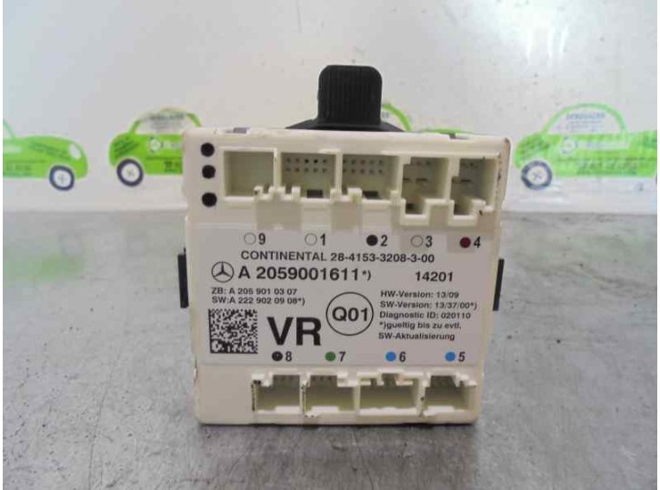 Recambio de centralita cierre para mercedes-benz clase c (w205) lim. c 220 cdi bluetec (205.004) referencia OEM IAM A2059001611 