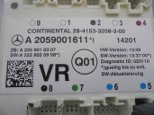 Recambio de centralita cierre para mercedes-benz clase c (w205) lim. c 220 cdi bluetec (205.004) referencia OEM IAM A2059001611 