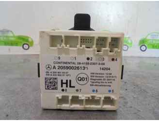 Recambio de centralita cierre para mercedes-benz clase c (w205) lim. c 220 cdi bluetec (205.004) referencia OEM IAM A2059002613 